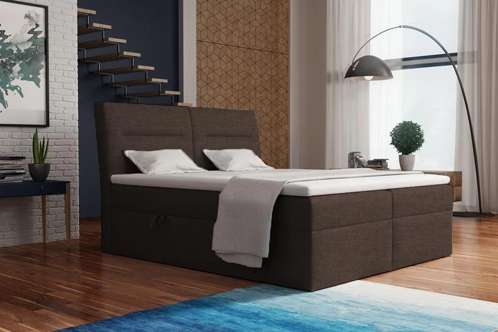 CASINO kontinentálna posteľ boxspring 140x200 s úložným priestorom