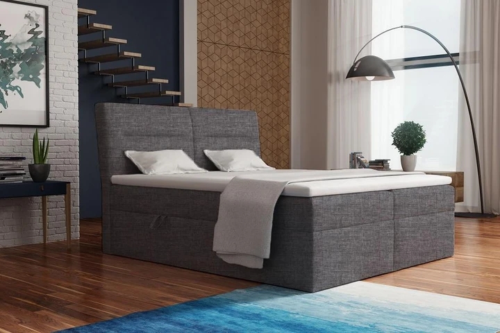 CASINO kontinentálna posteľ boxspring 140x200 s úložným priestorom
