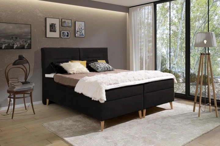 LUIS kontinentálna posteľ boxspring 160x200 s úložným priestorom