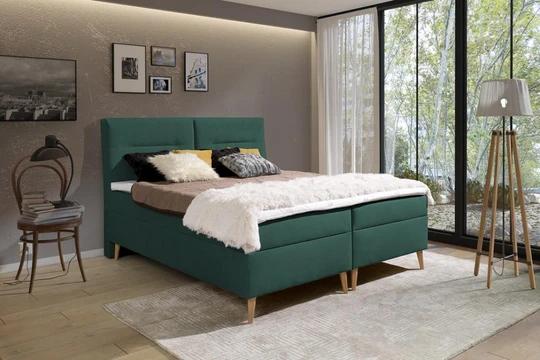LUIS kontinentálna posteľ boxspring 180x200 s úložným priestorom