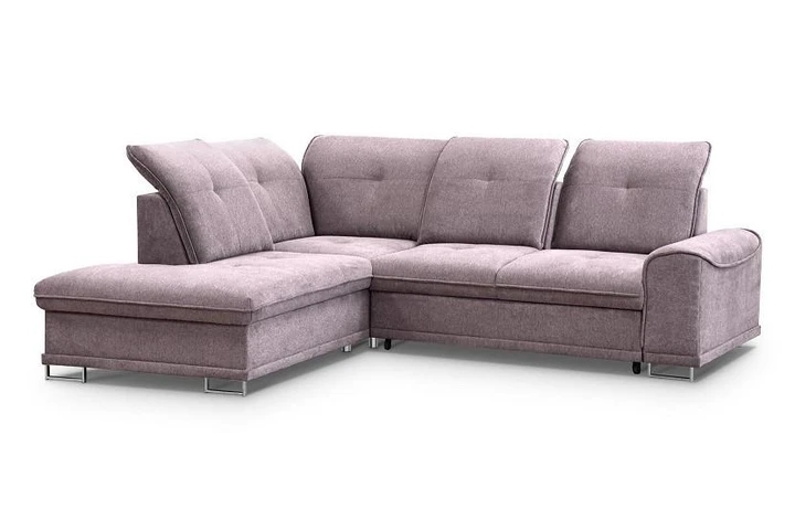 HANA rozkladacia rohová sedacia súprava s polohovacími záhlavníky