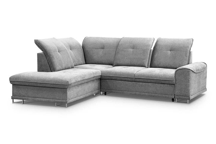 HANA rozkladacia rohová sedacia súprava s polohovacími záhlavníky