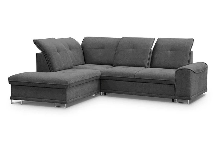 HANA rozkladacia rohová sedacia súprava s polohovacími záhlavníky