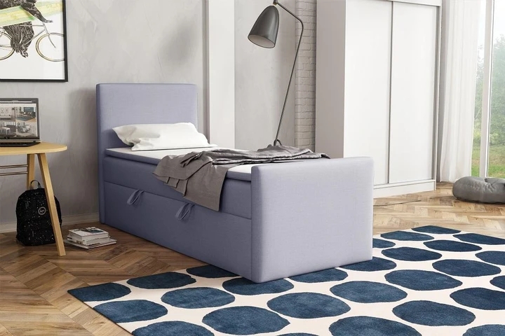 BOHO kontinentálna posteľ boxspring 90x200 s úložným priestorom
