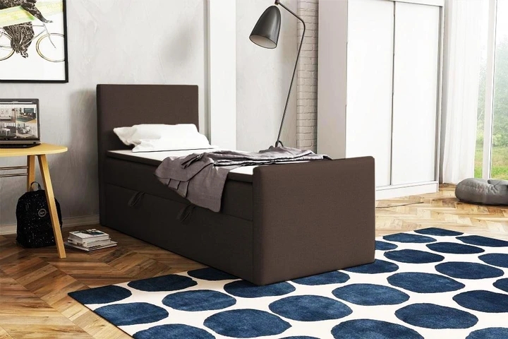 BOHO kontinentálna posteľ boxspring 90x200 s úložným priestorom