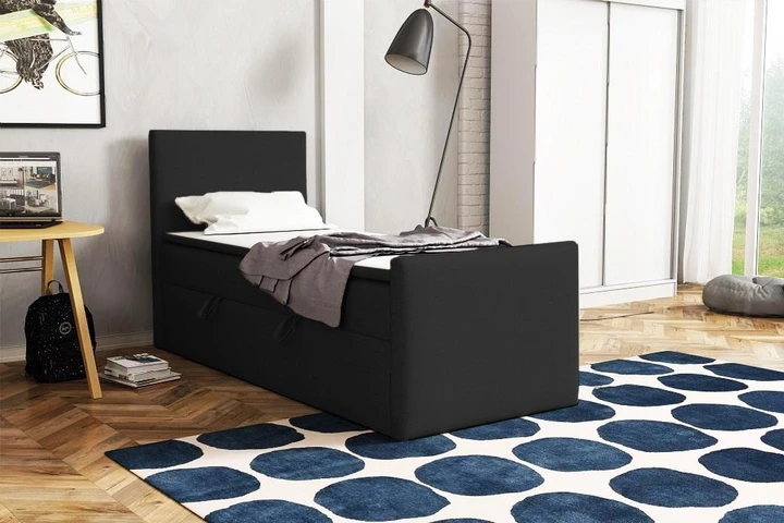 BOHO kontinentálna posteľ boxspring 90x200 s úložným priestorom