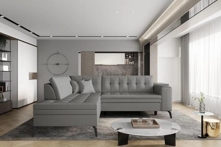 SALETO moderná rohová sedačka s rozkladom