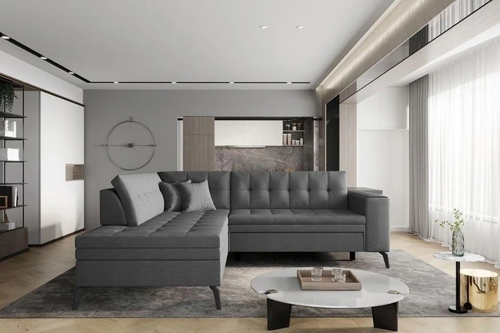 SALETO moderná rohová sedačka s rozkladom