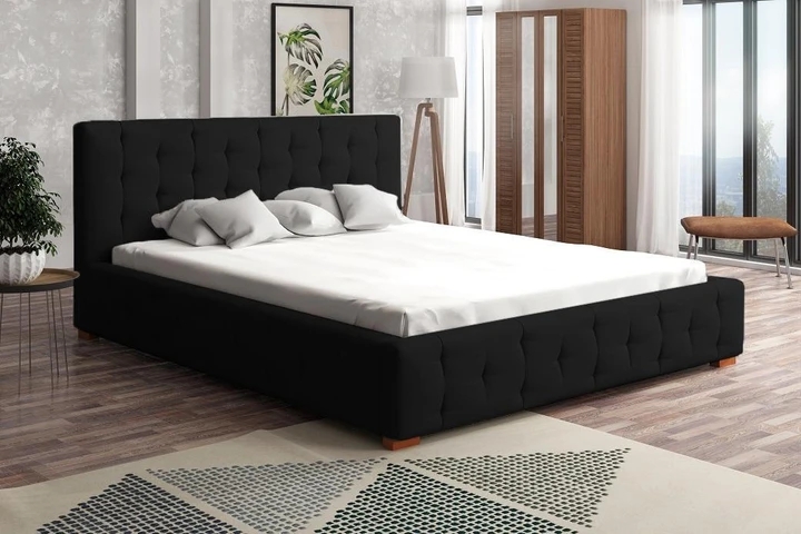 MONTORIO 140x200 elegantná čalúnená posteľ s prešitím