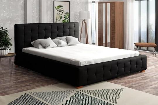 MONTORIO 200x200 elegantná čalúnená posteľ s prešitím