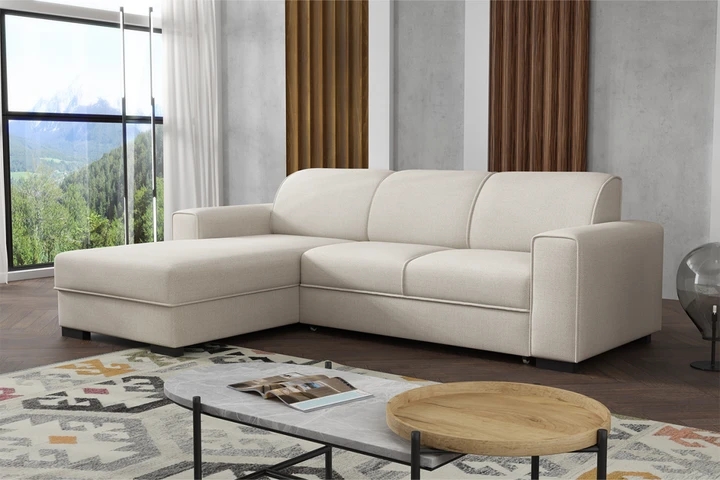 BONET rozkladacia rohová sedačka s úložným priestorom