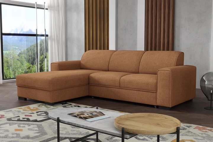 BONET rozkladacia rohová sedačka s úložným priestorom