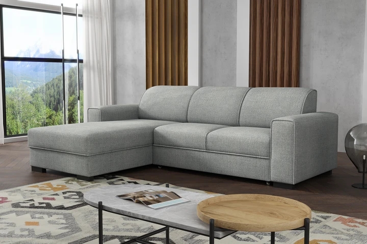 BONET rozkladacia rohová sedačka s úložným priestorom