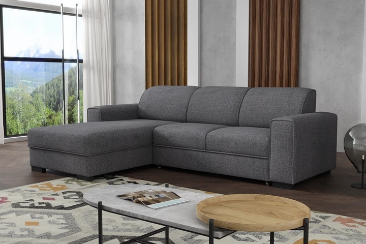 BONET rozkladacia rohová sedačka s úložným priestorom