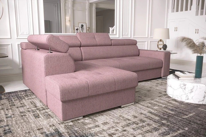 LINDE 4 elegantná sedacia súprava s polohovacími záhlavníkmi