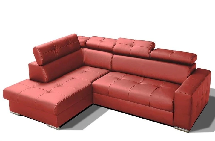 LINDE 4 elegantná sedacia súprava s polohovacími záhlavníkmi v pravej kozi