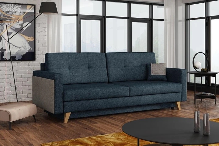 FONTE rozkladacia pohovka s úložným priestorom v škandinávskom štýle