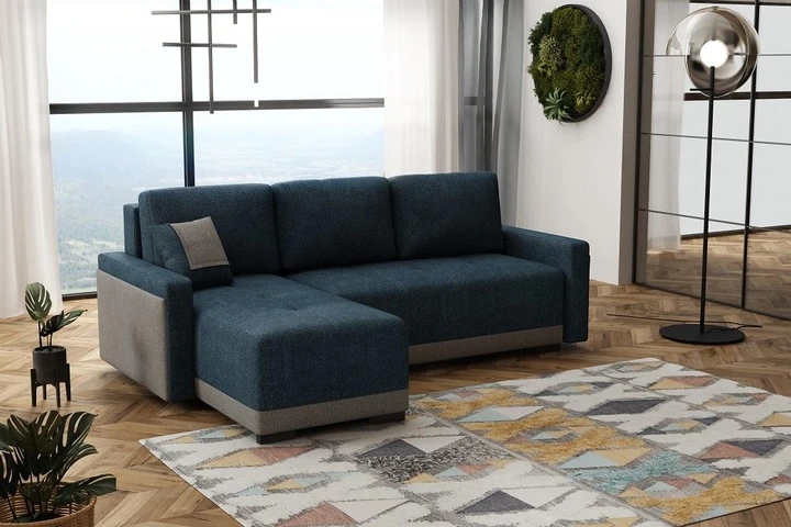 FONTE L rozkladacia sedačka s úložným priestorom