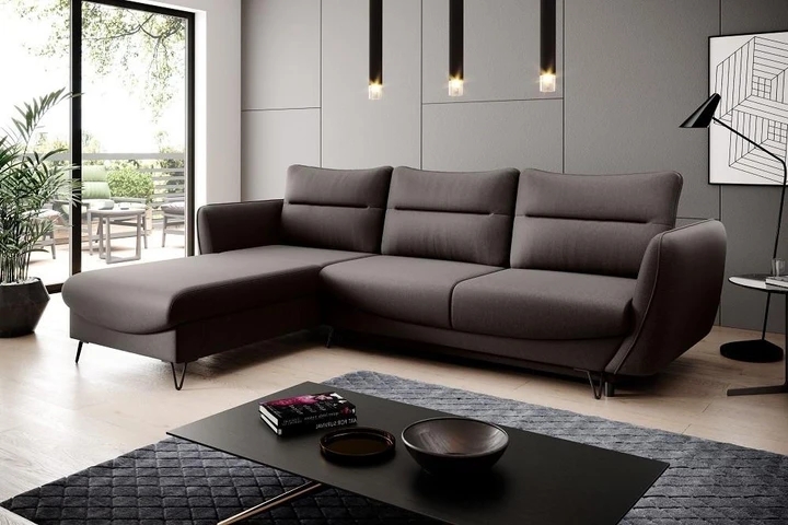 VASIL L moderná rozkladacia sedačka s úložným priestorom