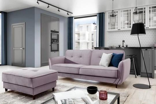 ELLIS moderná rozkladacia pohovka s úložným priestorom