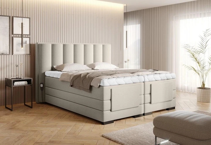AMARETO boxspring posteľ 140x200 s elektrickým polohovaním