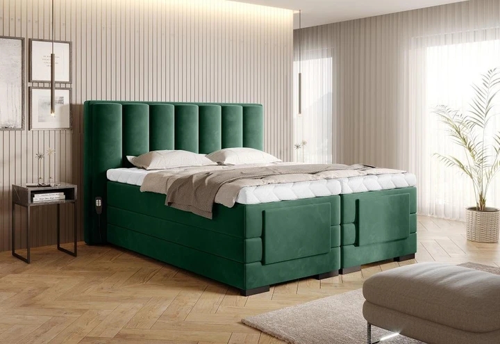AMARETO boxspring posteľ 140x200 s elektrickým polohovaním