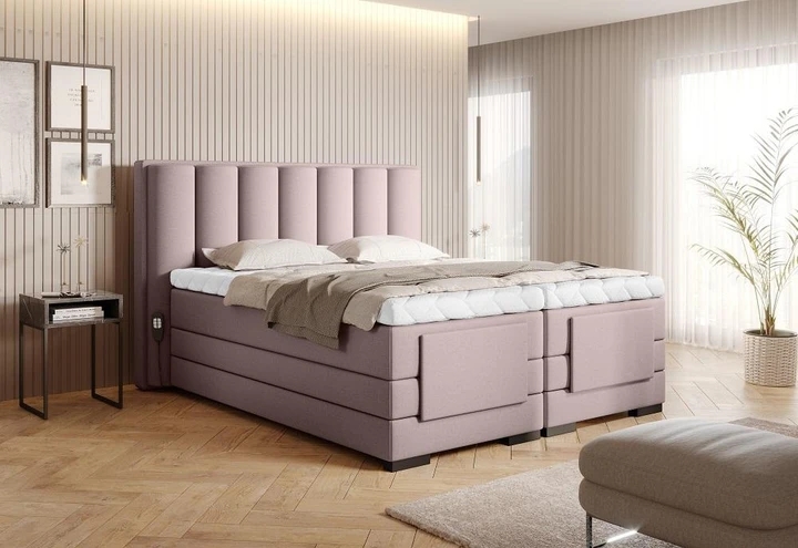 AMARETO boxspring posteľ 140x200 s elektrickým polohovaním