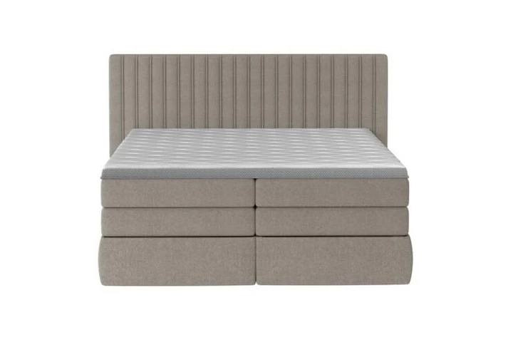 STROMI 140x200 boxspring posteľ so zvislým prešívaným čelom