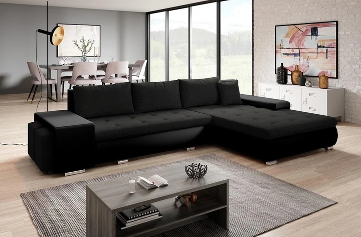 ROMEO rozkladacia sedačka s úložným priestorom a dvoma taburety