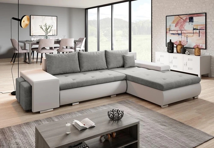 ROMEO MINI rozkladacia sedačka s úložným priestorom a dvoma taburety