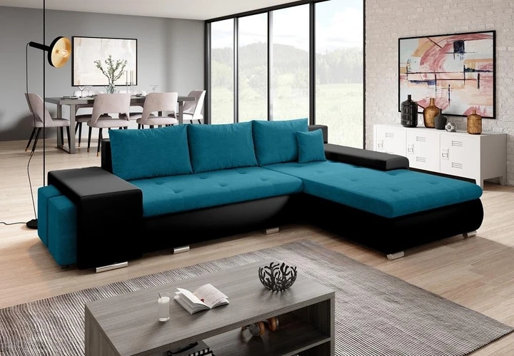 ROMEO MINI rozkladacia sedačka s úložným priestorom a dvoma taburety