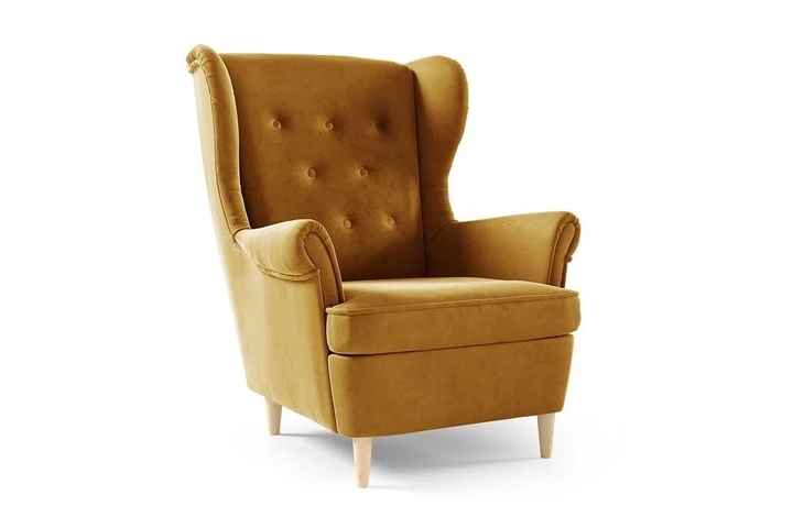 BRIGITA klasické kreslo s pikovaním