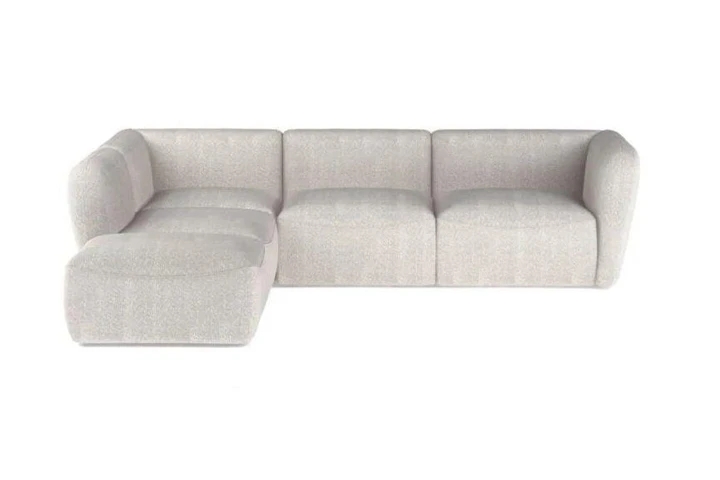 ZINA L minimalistická rohová sedacia súprava