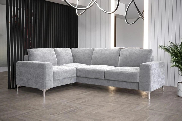 SANSA II moderná rozkladacia rohová sedačka s úložným priestorom