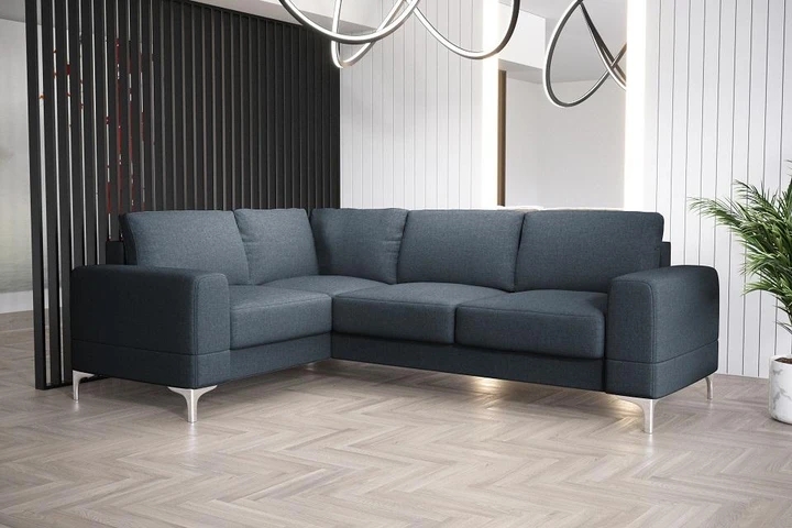 SANSA II moderná rozkladacia rohová sedačka s úložným priestorom