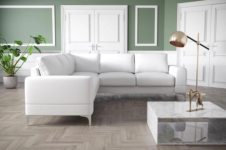 SANSA MAX moderná rozkladacia rohová sedačka s úložným priestorom