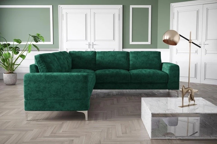 SANSA MAX moderná rozkladacia rohová sedačka s úložným priestorom