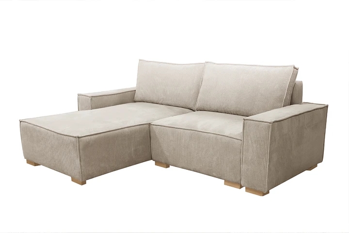 LAKE minimalistická rozkladacia sedačka s úložným priestorom