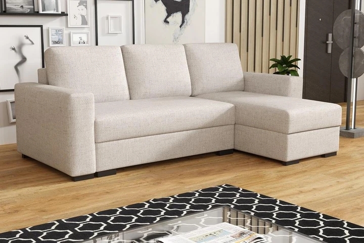 MERLIN 2 malá rozkladacia rohová sedačka s úložným priestorom