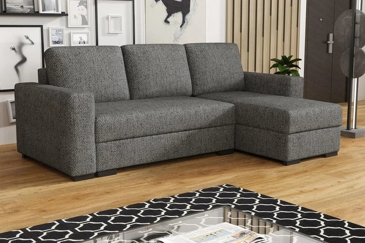 MERLIN 2 malá rozkladacia rohová sedačka s úložným priestorom