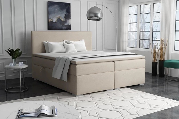DINO 200x200 cm boxspring posteľ s úložným priestorom