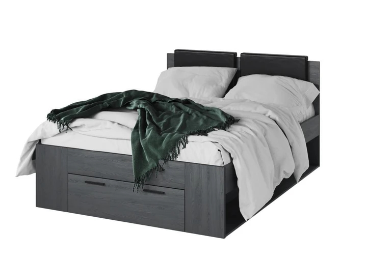 ZUZANA 3 POSTEĽ 140X200, dekor dub carbon