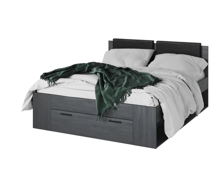 ZUZANA 3 POSTEĽ 160X200, dekor dub carbon