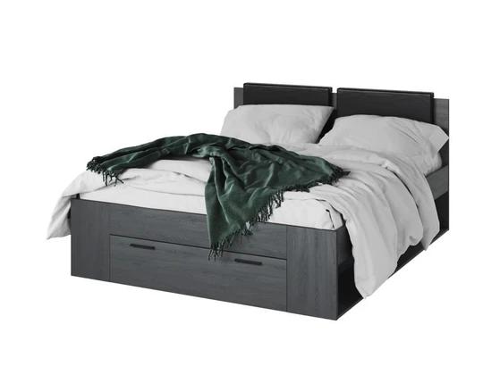 ZUZANA 3 posteľ 160x200, dekor dub carbon