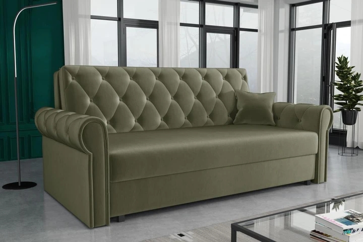 BETSY IV rozkladacia pohovka ve vintage štýle