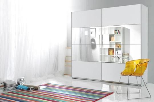 MAIA 57 veľká šatníková skriňa, biela