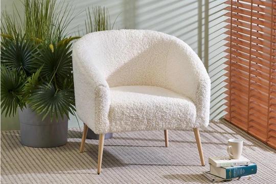 GRIFON 2 designové kreslo, krémové