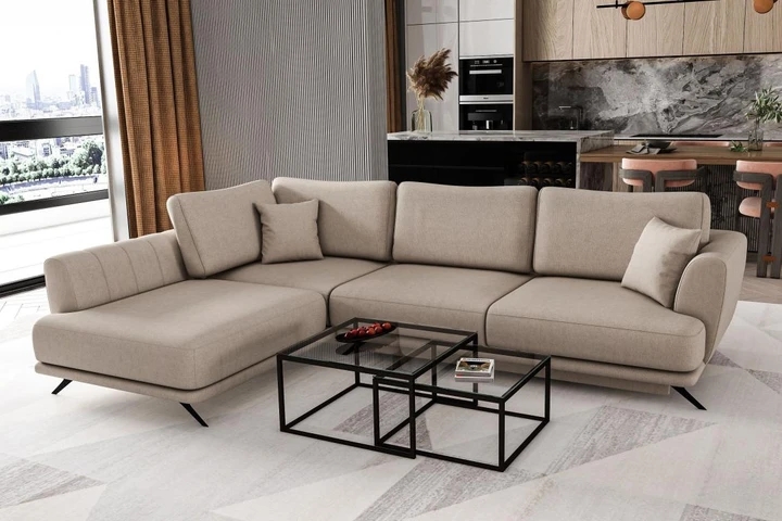 KASIA dizajnová rozkladacia sedacia súprava s úložným priestorom