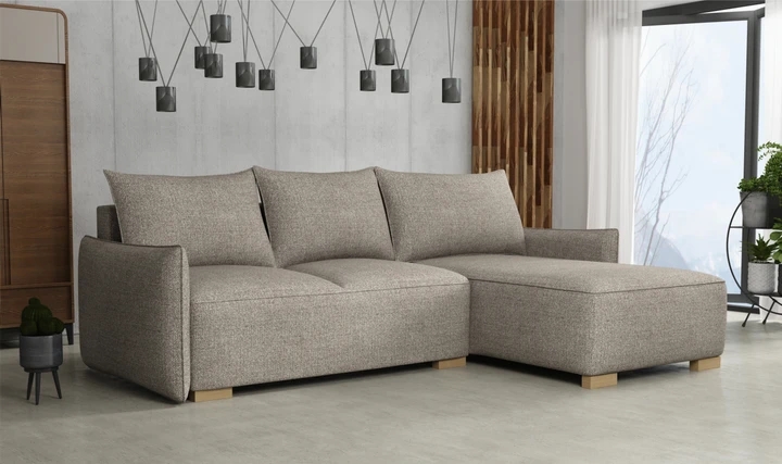 KYOTO malá rozkladacia rohová sedačka s úložným priestorom