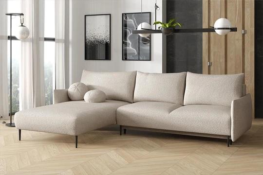 LAVEN rohová  sedačka s rozkladacou funkciou a úložným priestorom